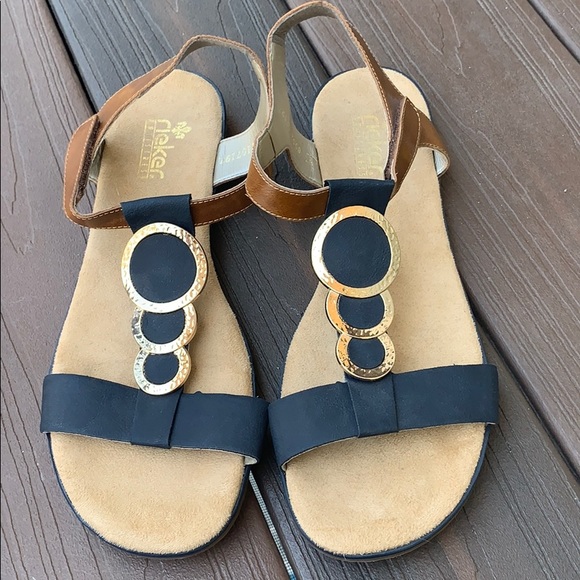 rieker ladies walking sandals sale